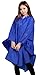 ZSHOW Unisex's Pure Color Waterproof Rain Poncho Hooded Raincoat