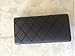 TONSEE Woman PU Leather Trifold Wallet Long Clutch Credit Card Organizer Purse (Black)