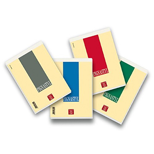 Pigna Colato 8005235068926 Cahier à Spirales Format A5, quadrillé, 5 mm, Multicolore