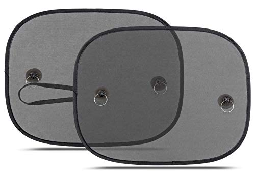 Photo 1 of Relarr Car Shade for Window Interior Screen Double-Layer Mesh Sun Block, Protect Baby from Sunlight, UV Rays (2 Pcs)