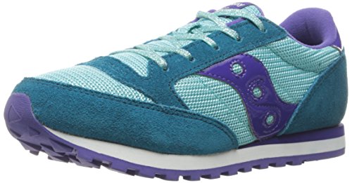 Saucony Jazz Original Sneaker (Little Kid), Turquoise/Purple, 11 M US Little Kid