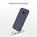 JETech Slim Fit Case for Samsung Galaxy S7 Edge 5.5-Inch, Thin Phone Cover with Shock-Absorption and Carbon Fiber Design (Blue)