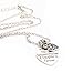 Tinksky Heart Charm Necklace Mom Daughter Jewelry Best Mother's Day Gifts from Daughter, The Love Between Mother and Daughter is Forever