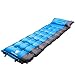 GEERTOP Portable Self-Inflating Camping Sleeping Pad with Attached Pillow Lightweight Stitching Air Cushion Inflatable Camp Tents Air Mat Mattress for Camping, Hiking Backpacking Travelling