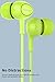 Earbuds with Microphone, MIATONE In-Ear Headphones, Wired Ergonomic Earphones Ear Buds - Green