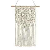 Macrame Woven Wall Hanging Tapestry - Room Hangers Decor - Home Art - W20 X L33 Kitchen/Nursery/Bedroom/Farmhouse/Party/Birthday/Dorm Decorations - Chic Bohemian Wall Decor/Home Decor/Room Decor