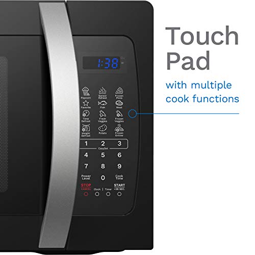3 hOmeLabs+1050+Countertop+Microwave+Black