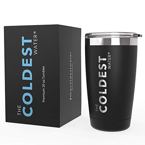 COLDEST Insulated Tumbler Cup with Sliding Lid Reusable Stainless