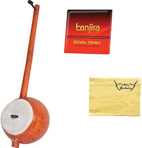 Amazon.com: banjira Deluxe Tenor Ektara -Indian Folk Instrument Package