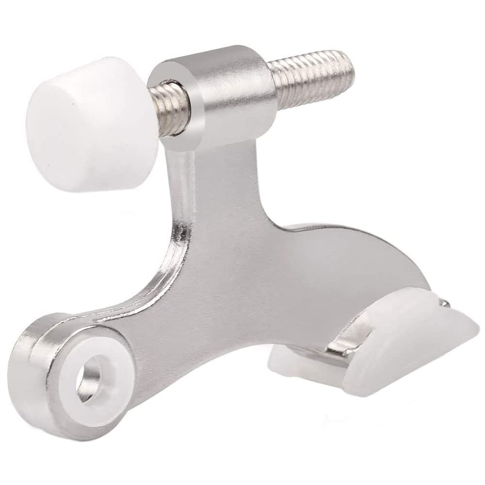 Hinge Pin Door Stopper Adjustable Heavy Duty Door Stop Heavy Duty Hinge Pin Door Stop for Preventing Damage Walls and Extra Door Security Home Office Doors