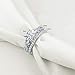 Newshe Jewellery Wedding Ring Set for Women Cubic Zirconia Engagement Rings 925 Sterling Silver Bridal Sets Princess Pear Promise Anniversary Band Size 4-13