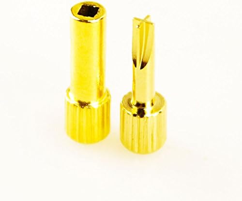 Melleco Dental Screw Posts Key Wrench Set of 2 Keys - 1 Hollow NLH Key & 1 Cross NLK Key