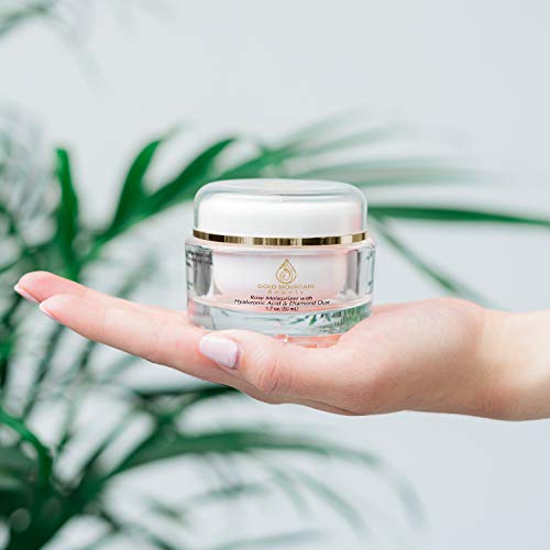 Anti Aging Face Cream Moisturizer with Rose Scent, Hyaluronic Acid