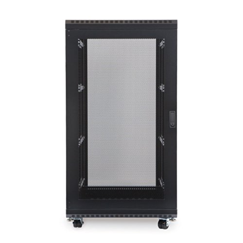 22U LINIER Server Cabinet - Solid/Vented Doors - 24" Depth