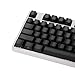 YMDK Side-Printed Thick PBT OEM Profile 108 ANSI Keycaps for MX Switches Mechanical Keyboard (Only Keycap) (Black)