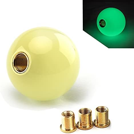 RASNONE Universal Gear Shifter Glowing Pearl Ball Shift Knob for Manual/Automatic Short Green Glow in The Dark: Home Improvement