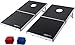Amazon Basics Foldable Aluminum Framed Cornhole Outdoor Game Set - 47 x 24 x 11 Inches