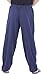 CandyHusky Mens Cotton Loose Joggers Casual Lounge Pajama Gym Workout Yoga Pants (Dark Blue)