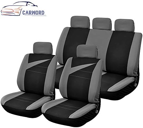 CARWORD Universal Carseat Protectors Car Seat Cover Sets Washable Airbag Compatible for Cars - Suits Athletes, Pets and Kids