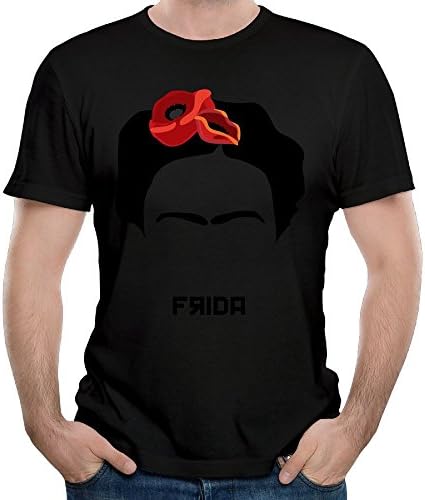 Romantic Fish T Shirts for Men Graphic Kahlo Summer Pattern Top Cartoon Red