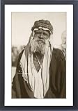 Framed Artwork of Israel - A Bedouin man from Beersheba