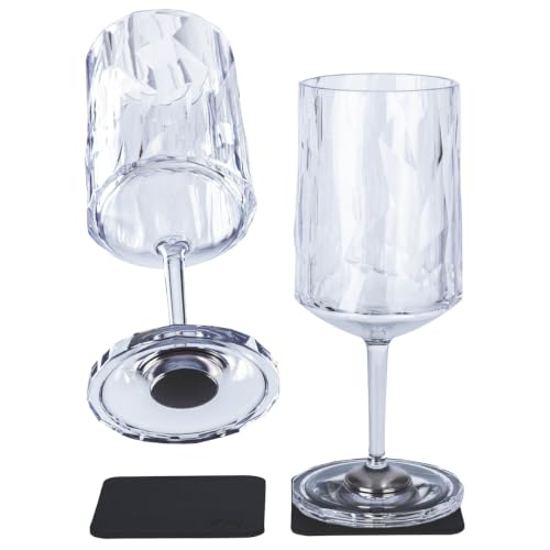 silwy einfach anziehend Magnetic Plastic Glasses Wine 0,3 L at Amazon
