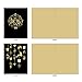 The Best Card Company Variety Pack of 10 Blank Christmas Greeting Cards with Envelopes (Not Gold Foil), Humor Holiday Assortment for Men and Women - Golden Holidays M6723XSB