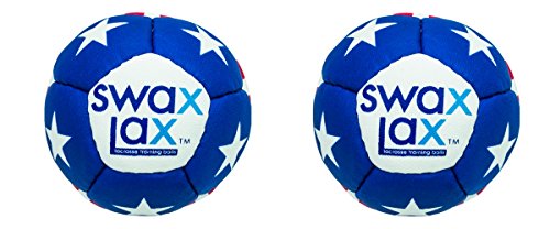 image for Swax Lax (2-Pack) Lacrosse Training Ball - Same Size and Weight as Reg