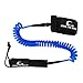 Own the Wave 10' Coiled SUP Leash & Waterproof Phone Bag - Blue