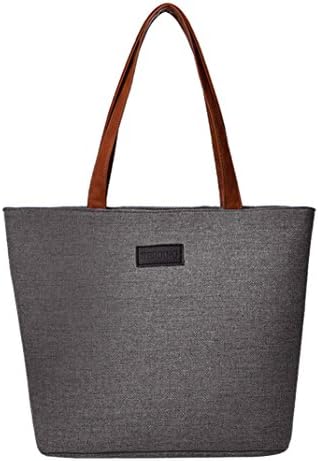 Alixyz Canvas Tote Bag for Women School Work Travel and Shopping Laptop Bag