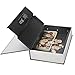 Diversion Book Safe with Combination Lock, Decaller Safe Secret Hidden Metal Lock Box, 9 1/2
