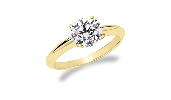 j color diamond in yellow gold