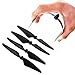 XiaoPengYo Spare Parts Propeller Blade for Bugs 3 B3 F100 F17 RC Quadcopter RC Drone (Black & Brown)