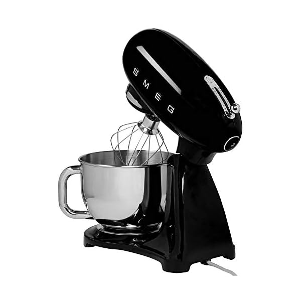 SMEG Batidora de cocina SMF03BLEU Europea a 220v | Negro - Imagen 4