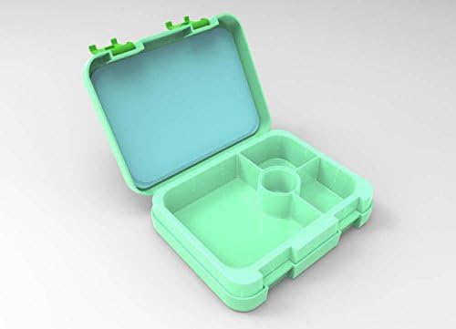 Bento Box With 4 Sections Bento Lunch Box Of Safe Materials Kids Lunch Box Of Colorful Inner Tray Also Suitable For Adults