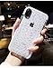 SUBESKING Compatible for iPhone Xs Max Case,Cute Crystal Clear Slim Fit 3D Diamond Pattern Soft TPU Anti-Scratch Shockproof Protective Phone Cover Cases for Women Girls(White)