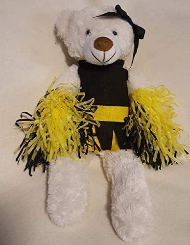 Amazon Com Yellow And Black Cheer Bear Handmade