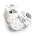 RVROVIC Baby Girls Shoes PU Soft Sole Bow Prewalker 0-18 Months (11cm (0-6months), Heart White)