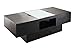 ioHOMES Lansing Rectangular Coffee Table with Storage, Black