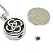 Lauren Annabelle Studio Cremation Jewelry for Ashes Celtic Knot in Circle Irish Necklaces Stainless Pendant
