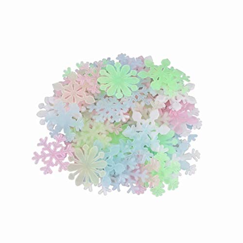 2 CARDEON+Luminous+Snowflake+Fluorescent+Wallpaper