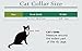 Black Velvet Safety Elastic Belt Rhinestones Crystal Jeweled Cat Collars with Bell 8-10.5 Inches