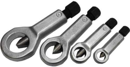 Neilsen CT3251 4pc Nut Splitter Set Sizes 9-12mm, 12-16mm, 16-22mm, 22-27mm Ideal for Separates Corroded and Stuck Nuts
