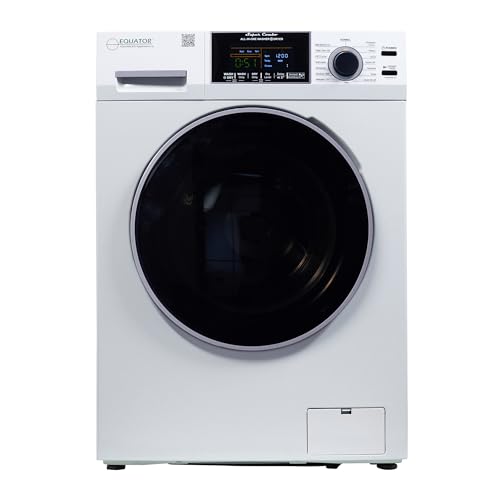 Equator All-in-One 4600 Washer Dryer VENTLESS/VENTED PET Cycle 1.62cf/15lbs 110V in White