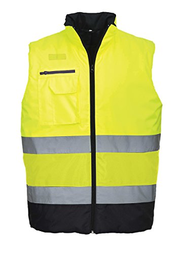 Portwest S267 Gilet bodywarmer haute-visibilité bicolore Jaune/Marine, S