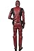 Dead Cosplay Pool Wade Costume Jumpsuit PU Outfit with Belt Adult Size L