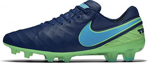nike tiempo legend VI FG mens football boots 819177 soccer cleats (US 13, coastal blue 443)