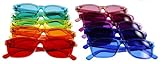 Classic Style Color Therapy Glasses - Set of 10