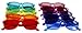 Classic Style Color Therapy Glasses - Set of 10