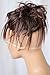 CAISHA XXL Hairpiece Scrunchie Updo Voluminous Slightly Wavy Messy Bun Dark Brown G7F